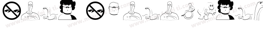 Card Characters Narr字体转换